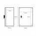 Niglon MS806020 800mm x 600mm x 200mm IP66 Mild Steel Wall Mount Enclosure